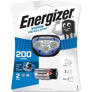 Energizer Fejl&aacute;mpa VISION 200Lm +3db AAA elem