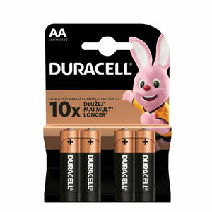 Duracell AA alk&aacute;li elem 1,5V 4db blister